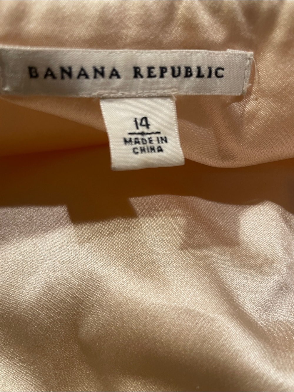 Banana Republic Strapless Satin Dress in Champagne with Pink and Yellow Florals - Picture 2 of 8